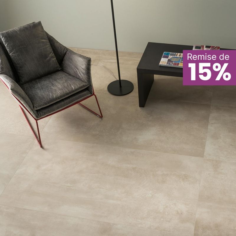 Remise de 15% sur le Carrelage effet béton Paesana 