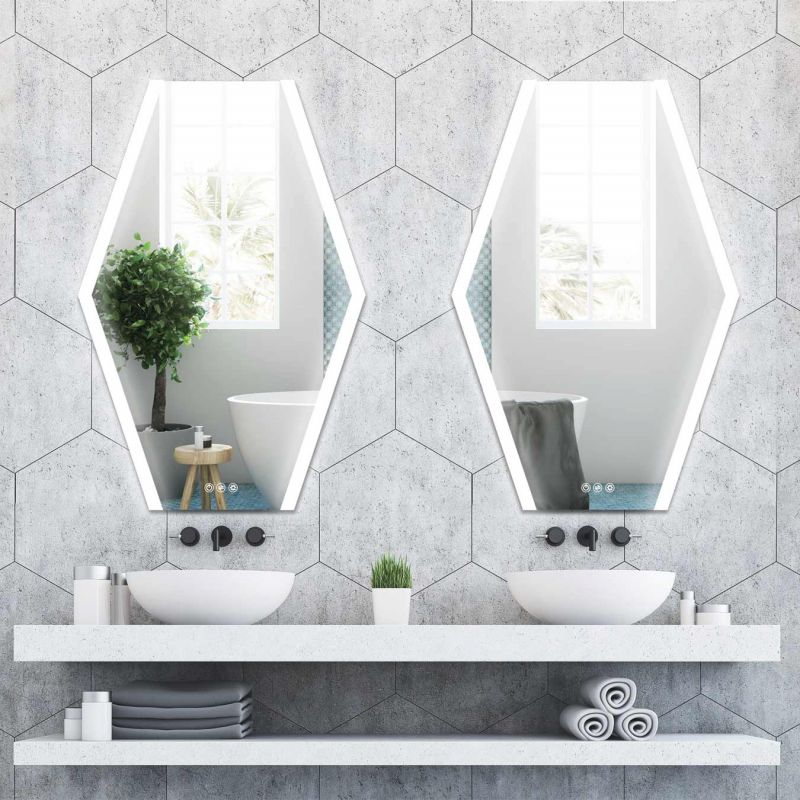 Miroir LED salle de bain Potte 60X90 cm