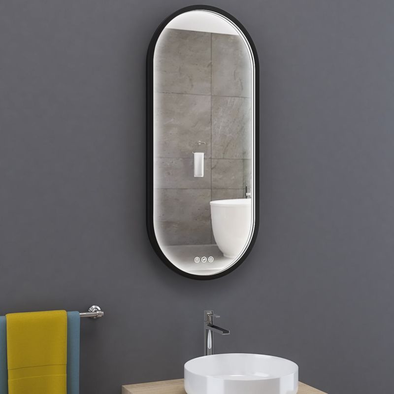 Miroir LED salle de bain Atypico ovoïde