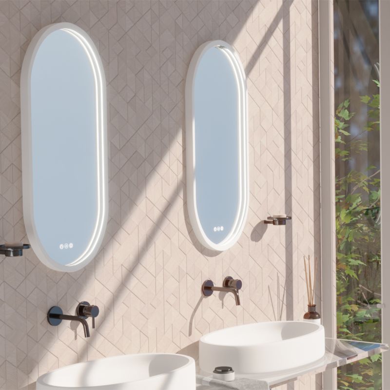 Miroir LED salle de bain Atypico Wagon Ovoïde