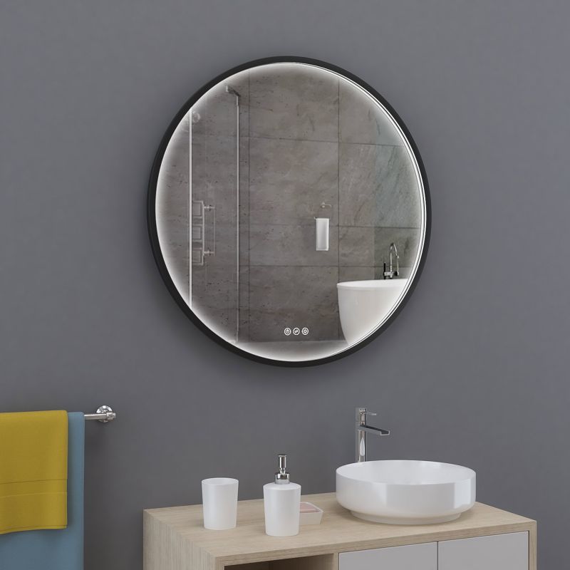 Miroir rond LED salle de bain Atypico existe en 3 tailles