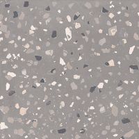 Carrelage effet terrazzo Drosophile 60x60 De-Medium Grey