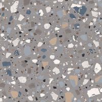 Carrelage effet terrazzo Drosophile 90X90 De-Maxi décor Grey