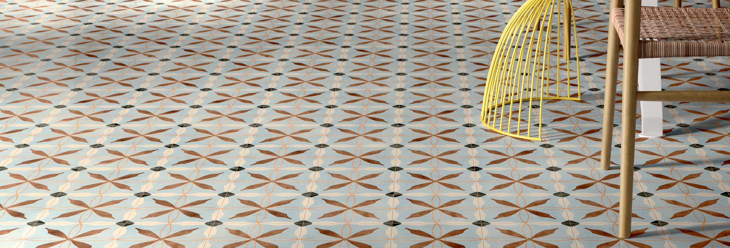 carrelage effet carreaux de ciment Palazzesi Colors pour le sol