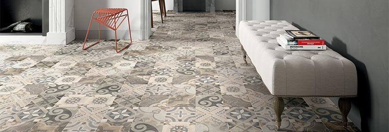 Carrelage effet carreaux de ciment Palazzesi Classic pour le séjour