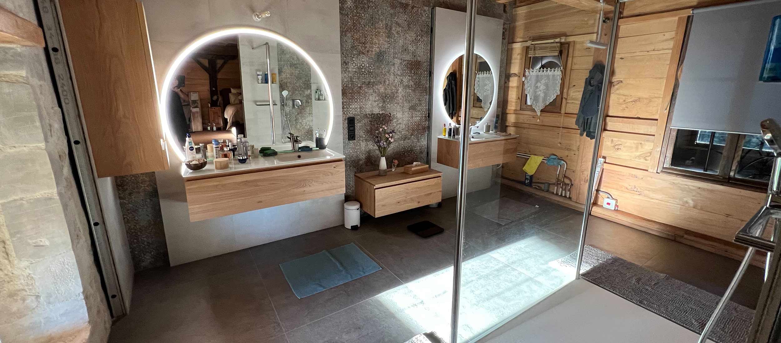 Carrelage pour rénovation salle de bain par Créa carrelage à Annecy