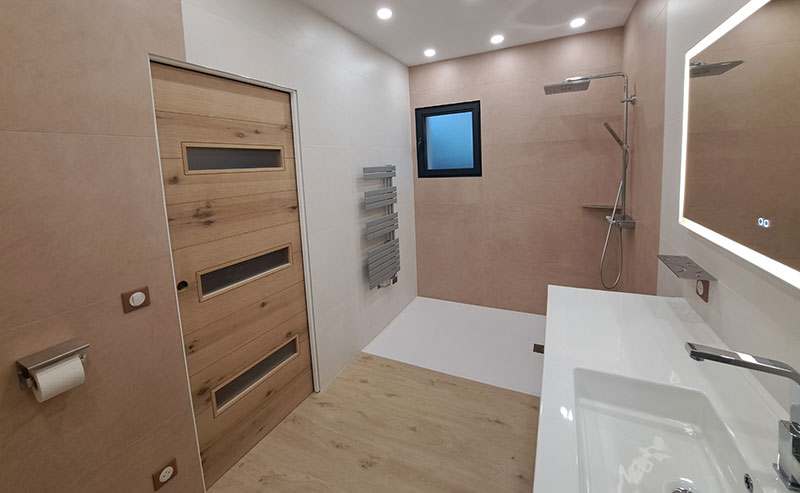 Rénovation d'une salle de bain par le magasin Carrelage et Bain à Bergerac