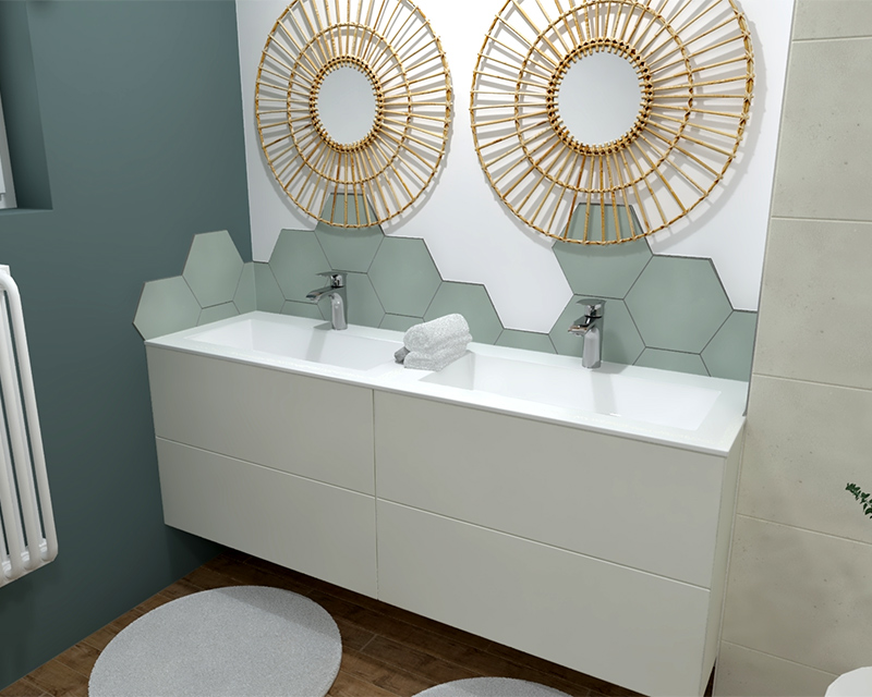 Salle de bain 3D par Vilvert Carrelage Montbrison